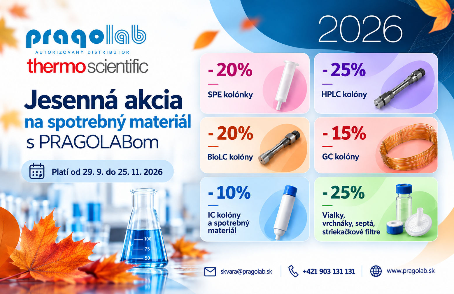 AKCIA - Jesenné zľavy na spotrebný materiál 2026